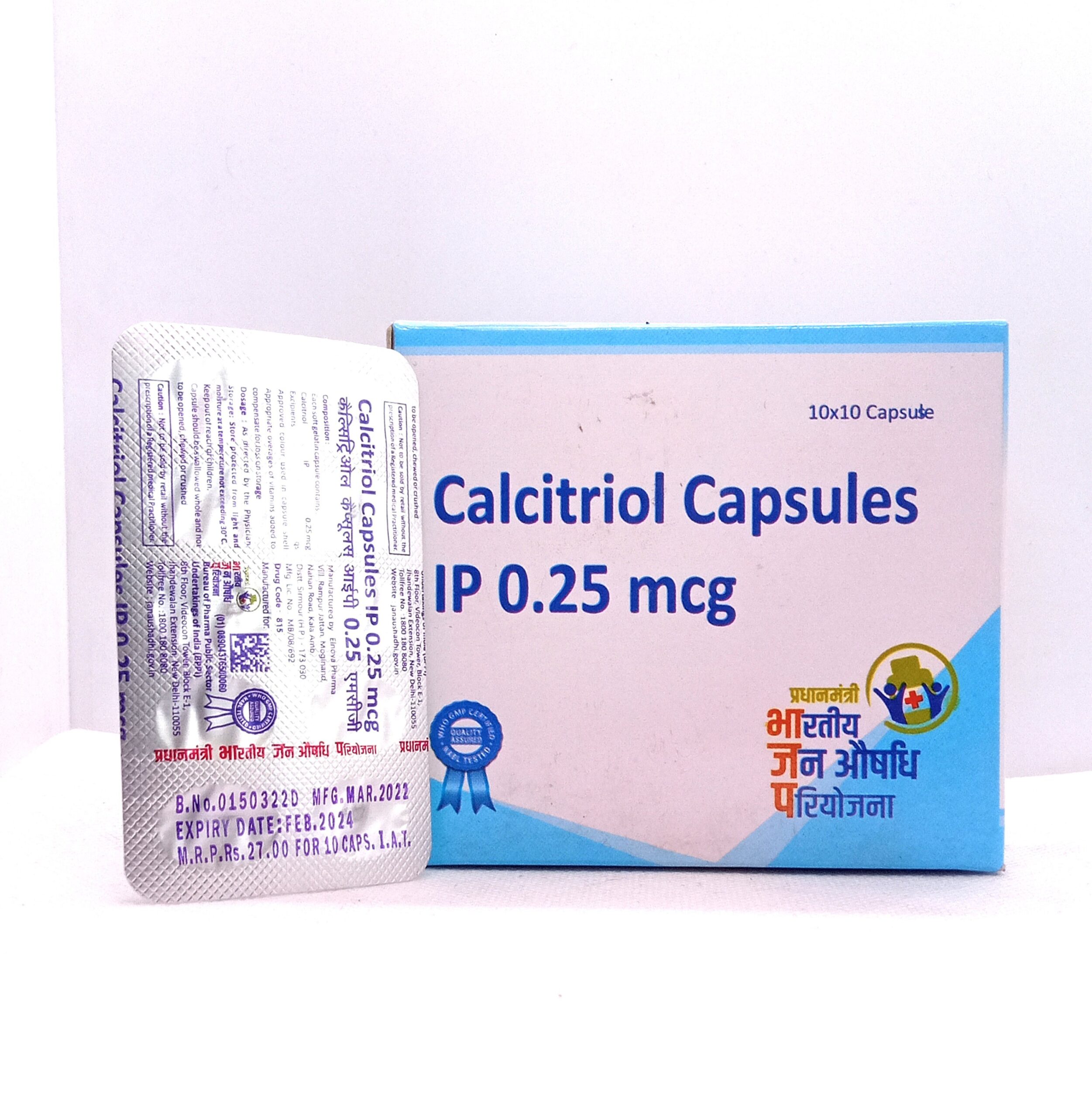 Calcitritol 0.25mg Capsule