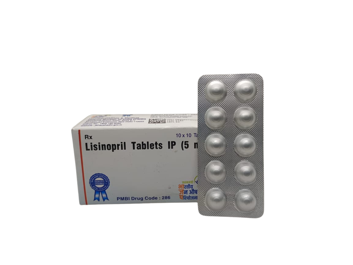Lisinopril Tablets IP 5mg