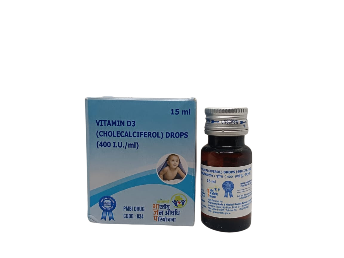 Cholecalciferol (Vitamin D3) Drops 400 IU per ml