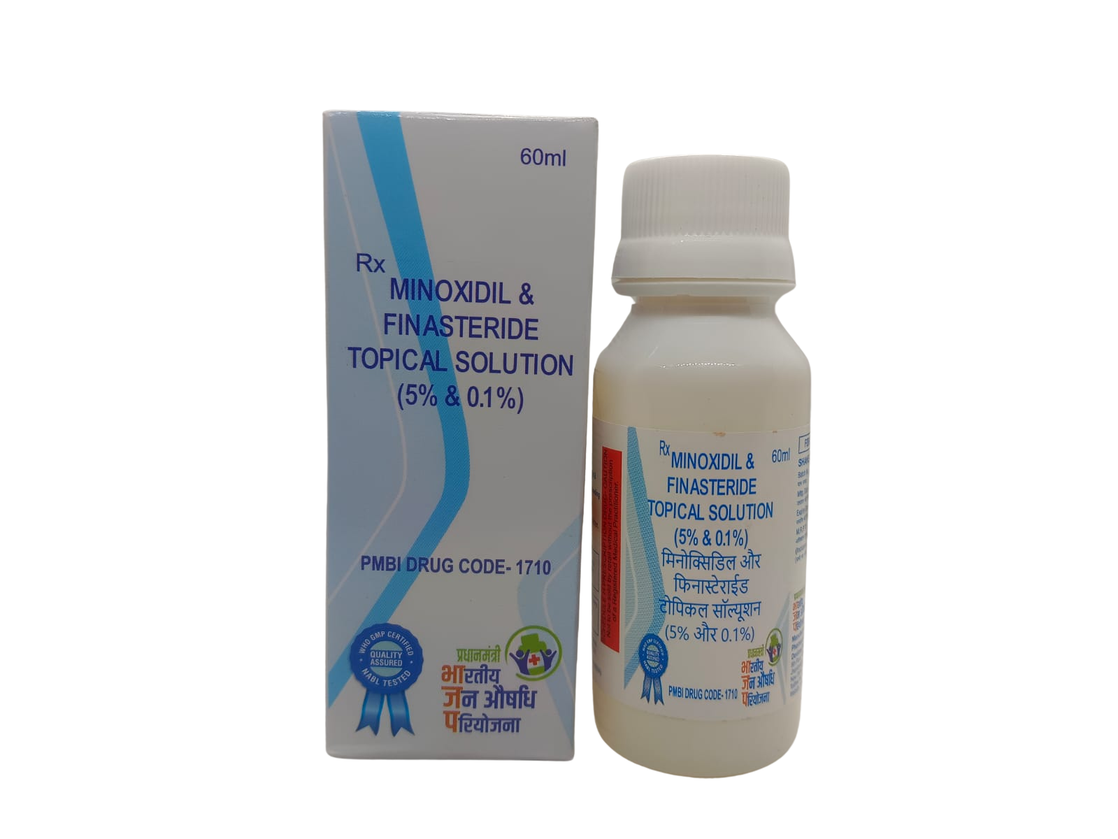 Minoxidil 5% and Finasteride 0.1% Topical Solution