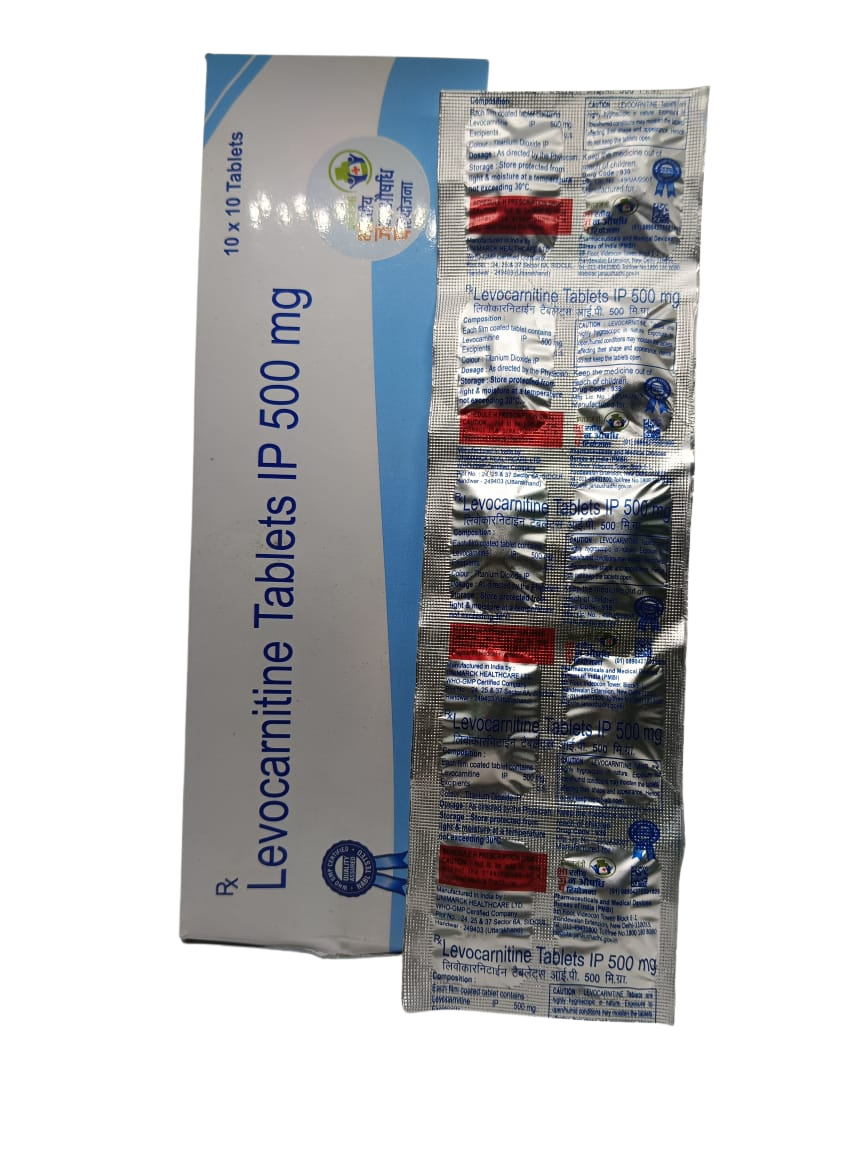 Levocarnitine Tablets IP 500mg
