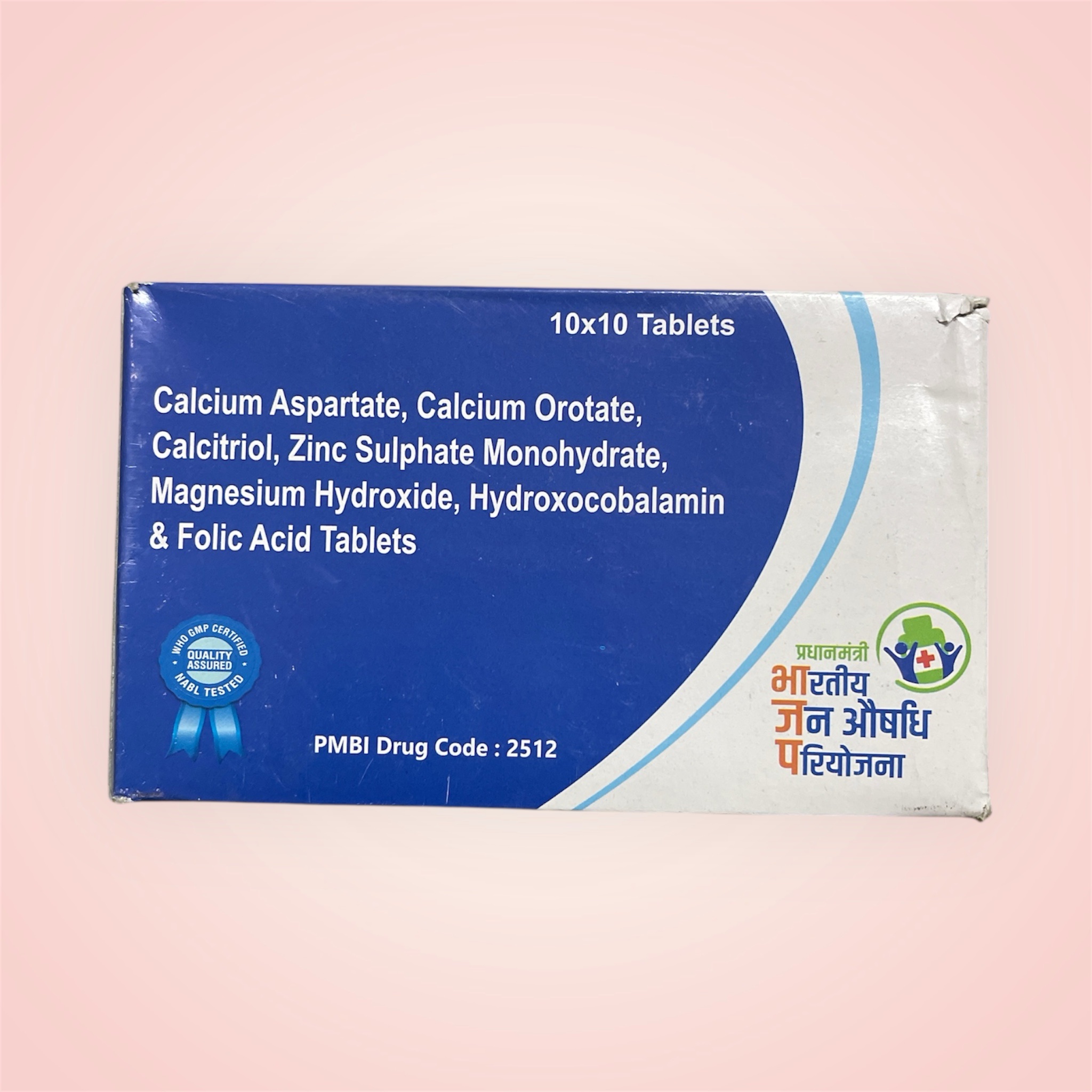 Calcium Aspartate,Calcium Orotate,Calcitrol,Zinc Sulphate Monohydrate,Magnesium Hydroxide,Hydroxocobalamin & Folic Acid