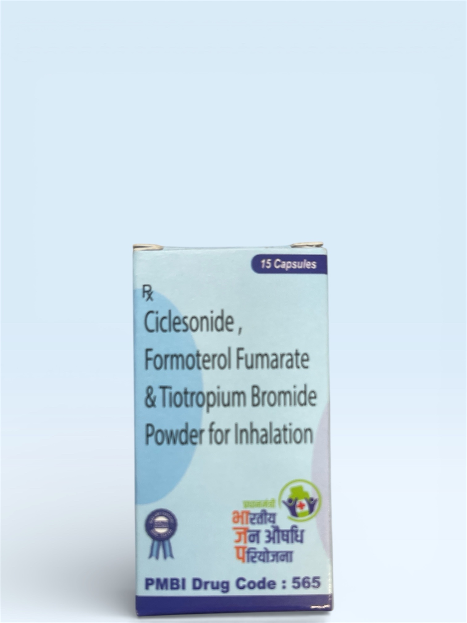 Ciclesonide,Formoterol Fumarate & Tiotropium Bromide Powder For Inhalation