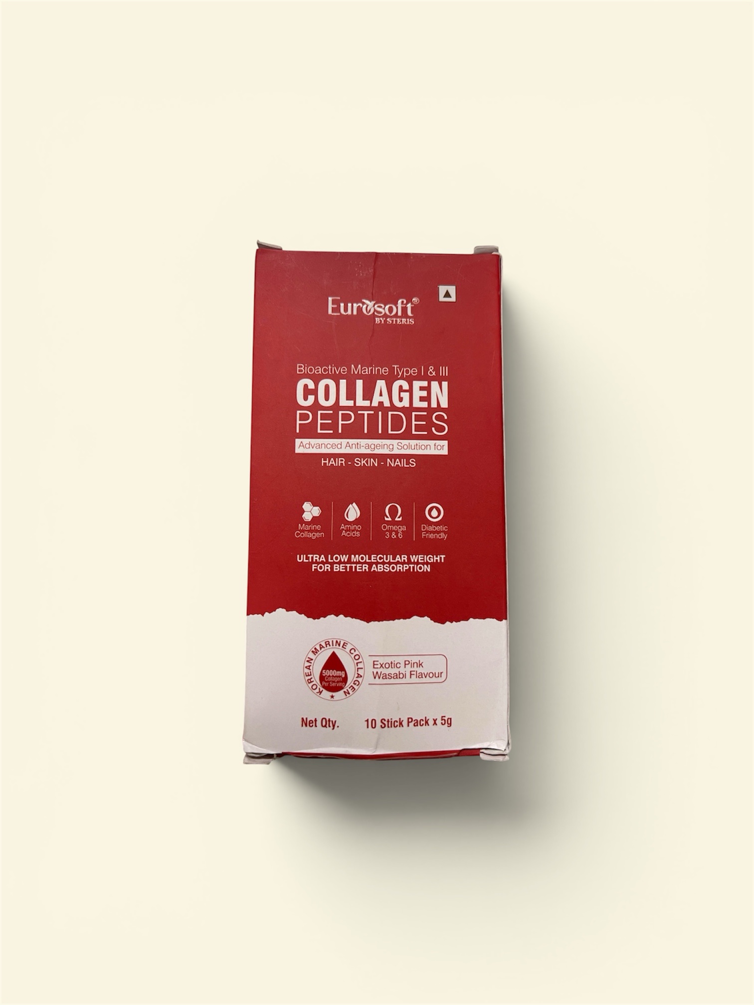 Collagen Peptides Bioactive Marine Type I & II (Per Sachet)